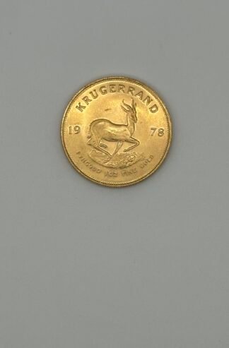 South African 1 oz Gold Krugerrand Coin (Random Year)