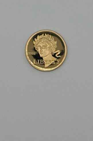 1988-W Gold $5 Commemorative Olympic Proof