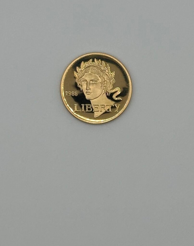 1988-W Gold $5 Commemorative Olympic Proof