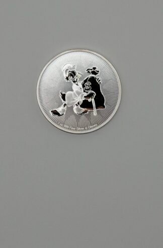 2018 Niue 1 oz Silver $2 Disney Scrooge McDuck BU Coin