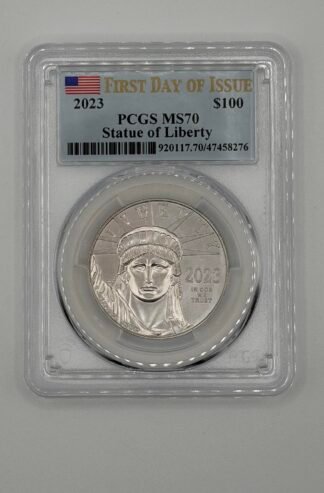 PCGS 1 oz American Platinum Eagle Coin Graded MS 70 (2023) First Day of Issue