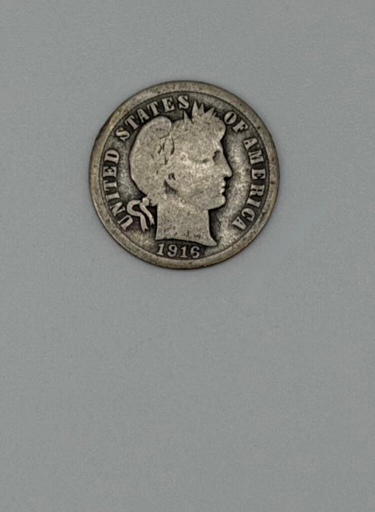 90% 1892-1916 Barber Dimes Average Circulation