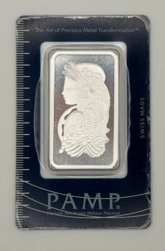 1 oz Silver Bar - PAMP Lady Fortuna (In Assay)
