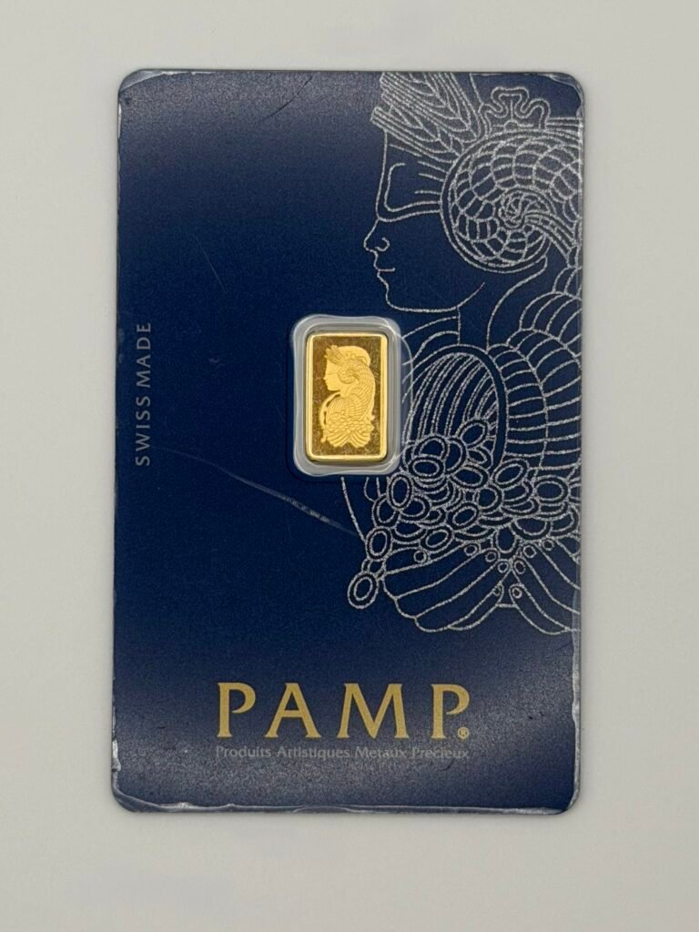 1 gram Gold Bar - PAMP Lady Fortuna VERISCAN™ (In Assay)