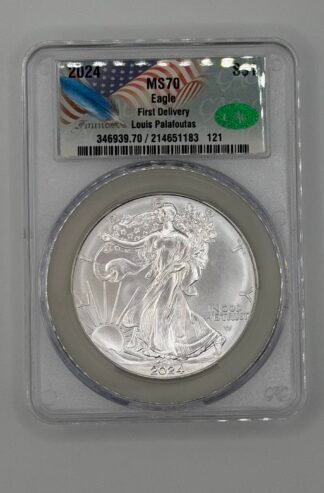 2024 American Silver Eagle MS-70 CAC (First Day of Delivery)