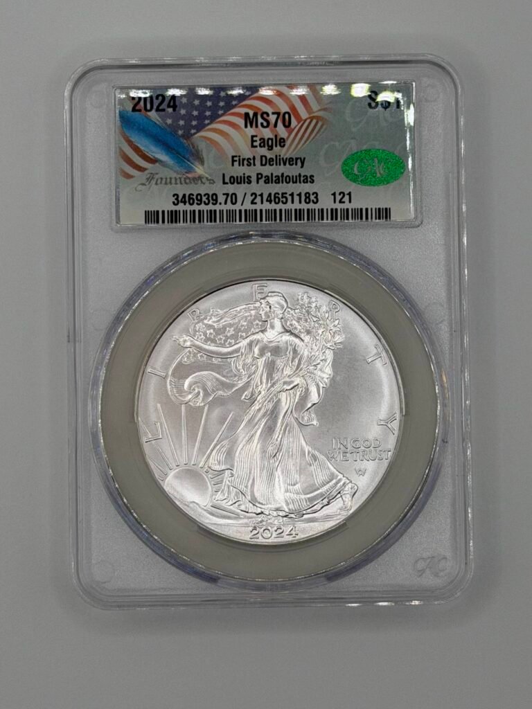 2024 American Silver Eagle MS-70 CAC (First Day of Delivery)