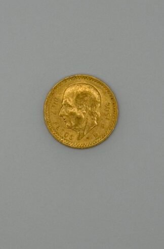 1908 Mexico Gold 10 Pesos BU