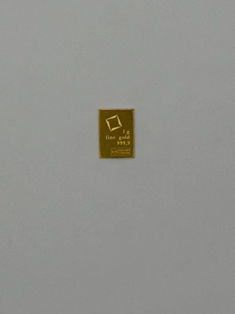 1 gram Gold Bar - Valcambi