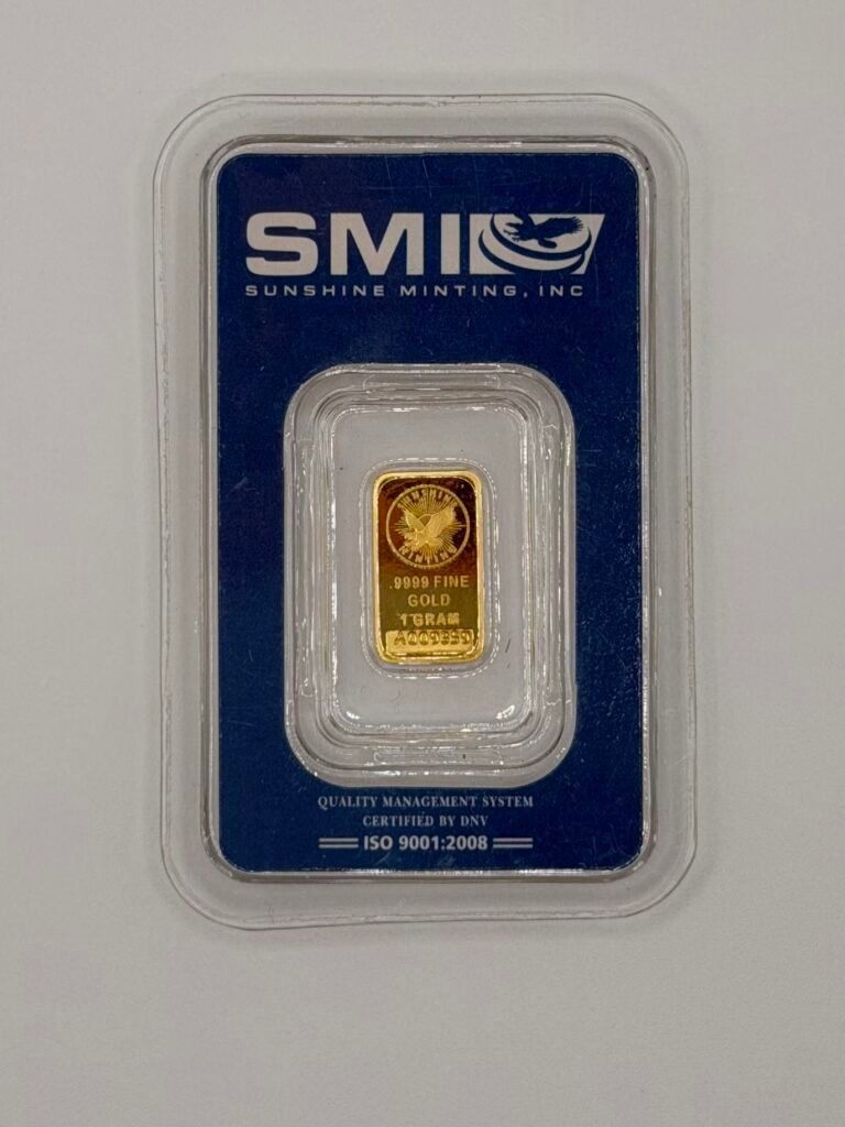 1 gram Gold Bar - Sunshine Minting
