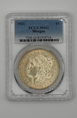 1921 Morgan Dollar MS-62 PCGS