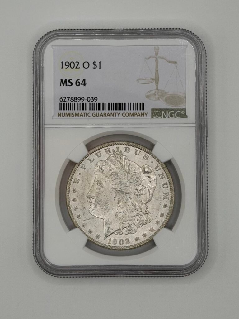 1902-O Morgan Dollar MS-64 NGC