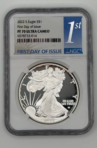 Proof American Silver Eagle Ultra Cameo PF-70 NGC (Random Year)