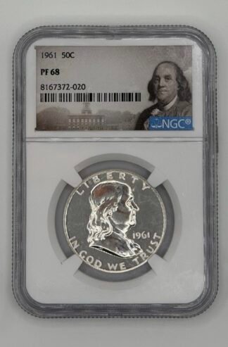 1961 Franklin Half Dollar PF-68 NGC
