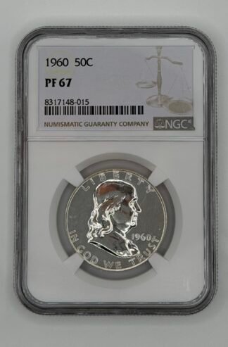 1960 Franklin Silver Half Dollar 50c NGC MS-67