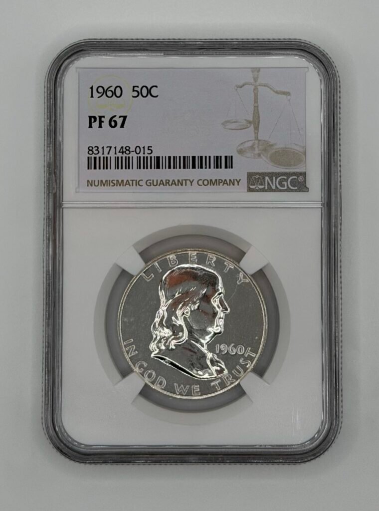 1960 Franklin Silver Half Dollar 50c NGC MS-67