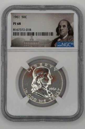 1961 Franklin Silver Half Dollar 50c NGC MS-68