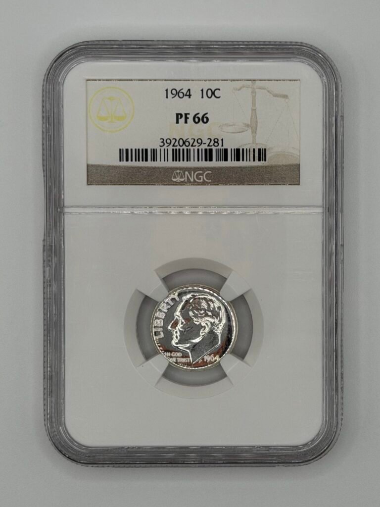 1964 Roosevelt Dime PF-66 NGC