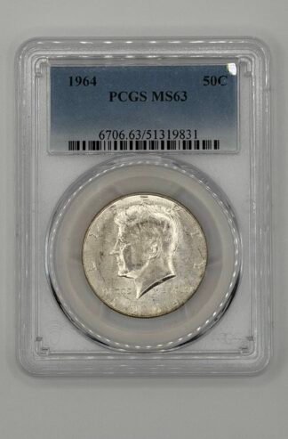 1964 Kennedy Silver Half Dollar 50c PCGS MS-63