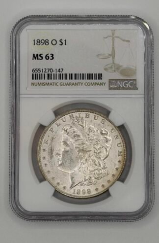 1898 - O NGC MS-63 Morgan Silver Dollar