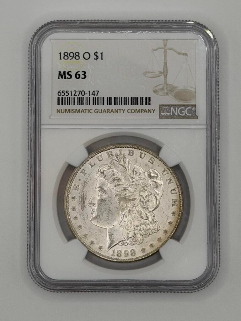 1898 - O NGC MS-63 Morgan Silver Dollar