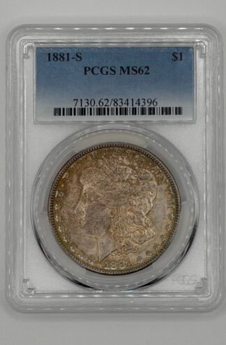 1881 - S Morgan Dollar PCGS MS62