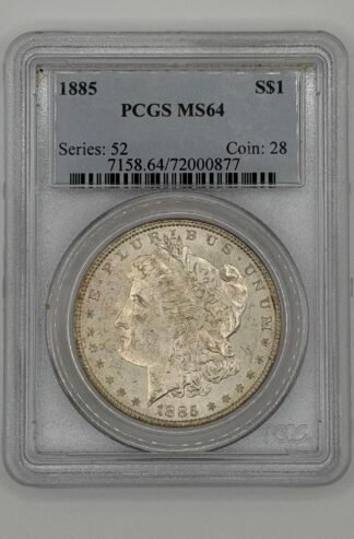 1885 Morgan Dollar PCGS MS64