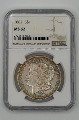 1882 NGC MS-62 Morgan Silver Dollar