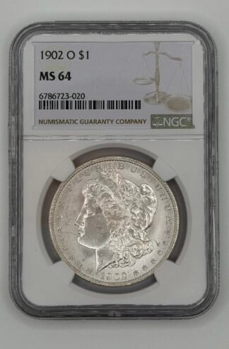 1902 - O NGC MS-64 Morgan Silver Dollar