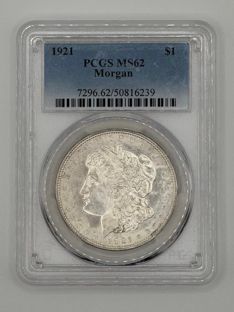 1921 Morgan Dollar PCGS MS62