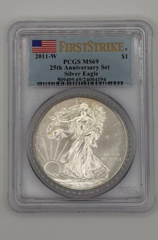 (Random Date) American Silver Eagle MS-69 PCGS