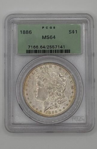 1886 PCGS MS-64 Morgan Silver Dollar
