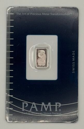 1 gram Palladium Bar - PAMP Suisse (In Assay)