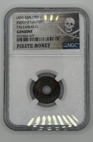 AH 1658-1805 (1745-1892) Indonesia Pitis Palembang NGC Genuine Pirate Money