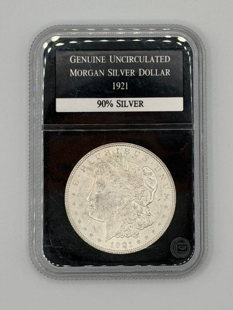 Morgan Silver Dollar Genuine PCS Slabbed Coin (Random Date)