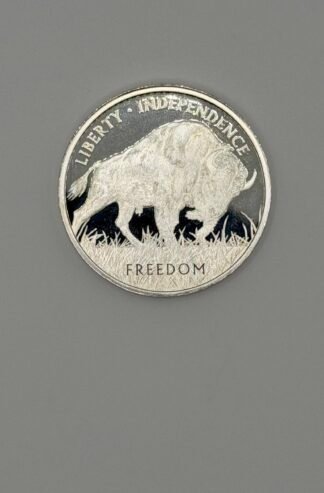 1 oz Silver Round - PAMP Buffalo