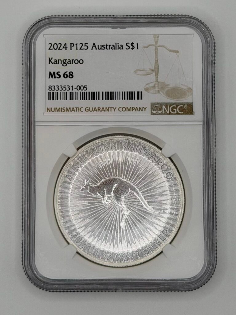 2024 Australia 1 oz Silver Kangaroo MS-68 NGC