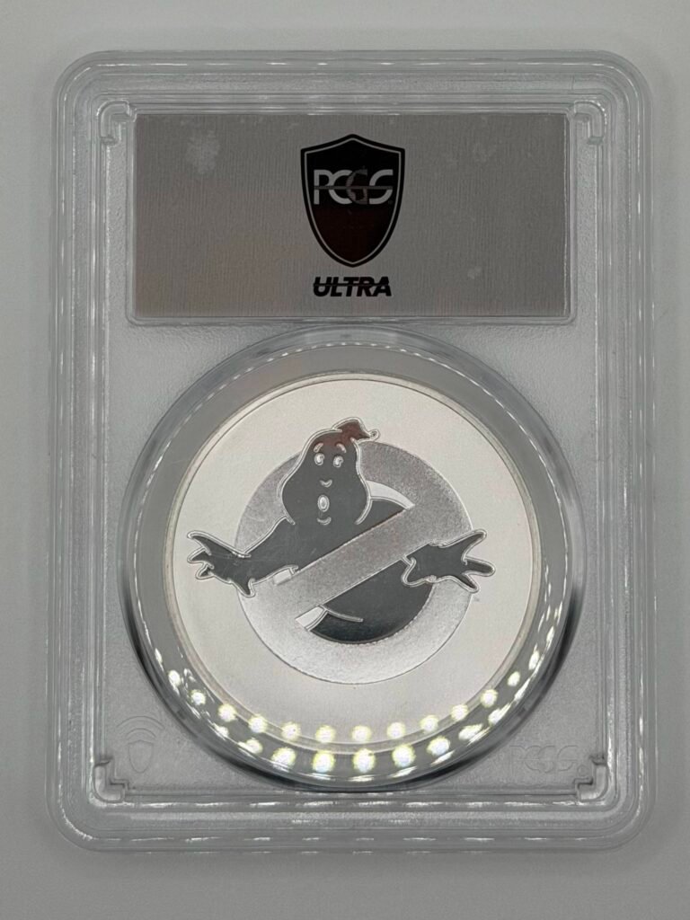 2024 Niue 1 oz Silver $2 Ghostbusters 40th Anniversary Coin MS-70 PCGS