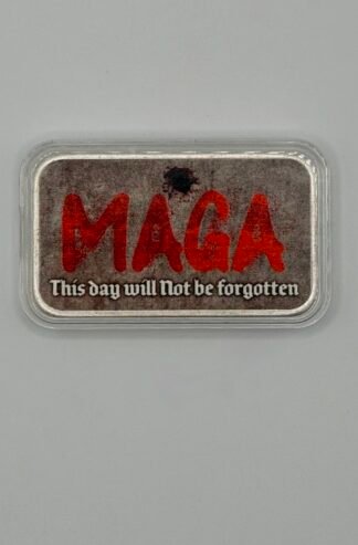 MAGA 1 Ounce .999 Silver Trump Bar