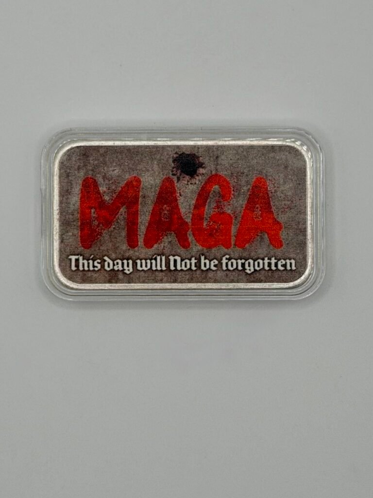 MAGA 1 Ounce .999 Silver Trump Bar