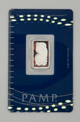 2.5 Gram Silver Bar - PAMP Lady Fortuna (In Assay)