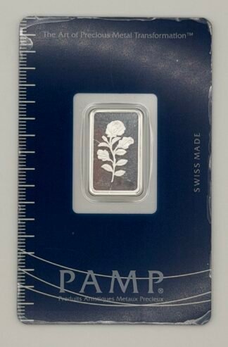 2.5 Gram Silver Bar - PAMP Rose (In Assay)