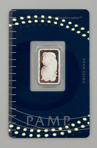 5 Gram Silver Bar - PAMP Lady Fortuna (In Assay)