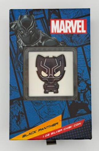 2023 Niue 1 oz .999 Silver Chibi Coin Collection: Black Panther