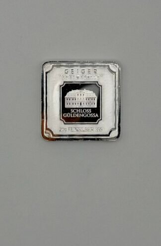 20 gram .999 Silver Bar - Geiger Edelmetalle (Original Square Series)