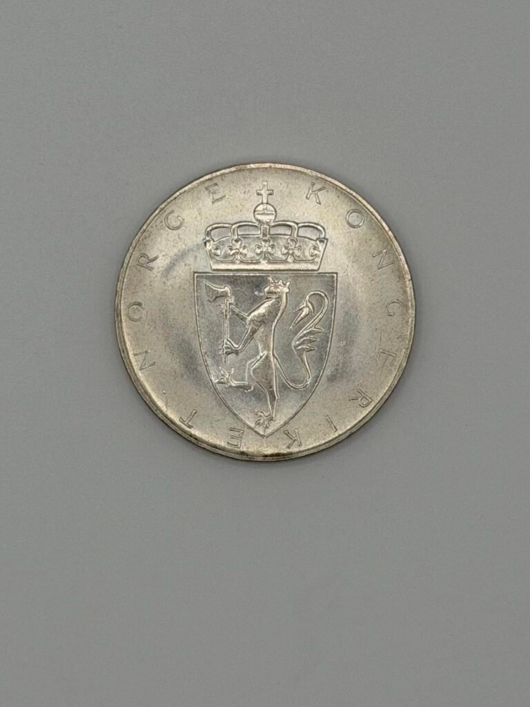 1964 Norway Silver 10 Kroner Sesquicentennial BU
