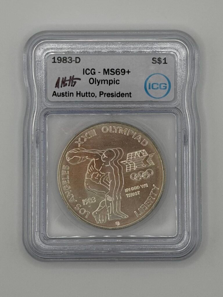 1983-D Olympic $1 Silver Commemorative MS-69+ ICG
