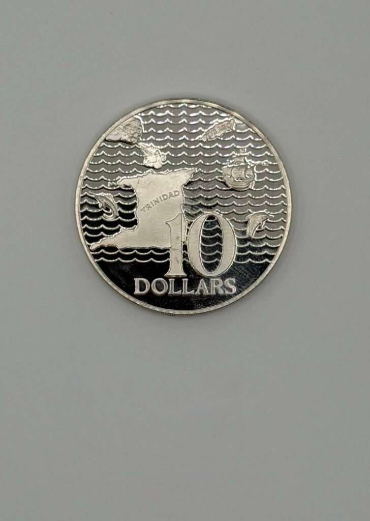 1977 Trinidad & Tobago Silver $10 Proof