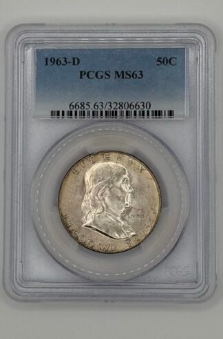 (MS-63) 1963-D Franklin Half Dollar PCGS