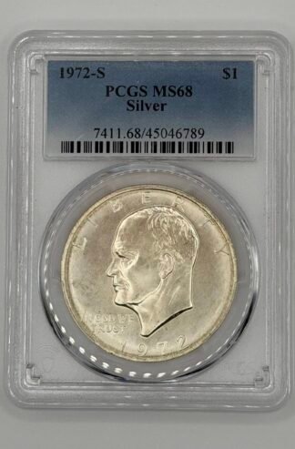 1972-S Silver Eisenhower Dollar MS-68 PCGS