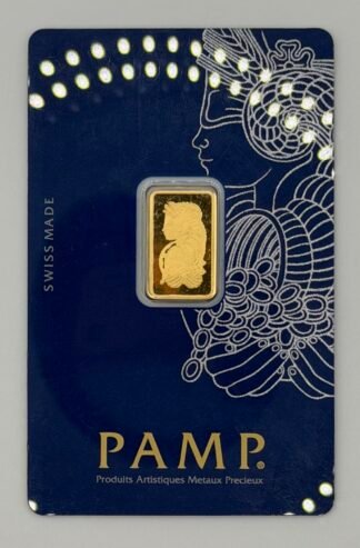 2.5 gram Gold Bar - PAMP Lady Fortuna Veriscan® (In Assay)